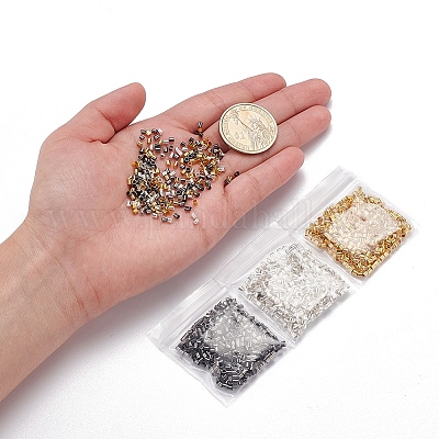 Зажимные бусины из латуни KK-YW0001-21-1