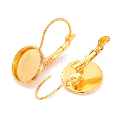 Латунная фурнитура Leverback для серег KK-C1244-NRG-1