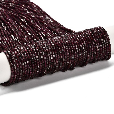 Гранат природный бисер нитей G-RM2025-32B-01-1