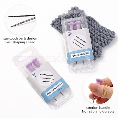 2 шт. иглы для прокалывания шерстяного войлока PW-WGB6CA6-01-1