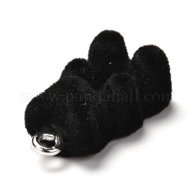 Кулоны из флокированной смолы RESI-D052-01D-1