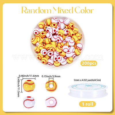 200pcs Acrylperlen&nbsp;OACR-PA0001-66A-1