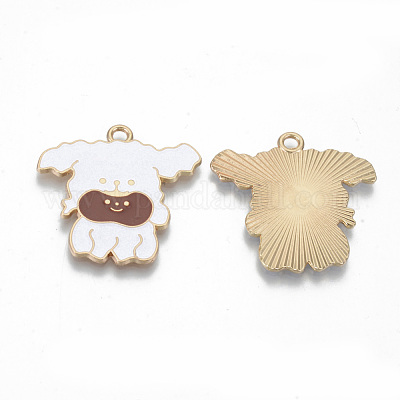 Подвески из эмали и сплава X-ENAM-T011-35KC-RS-1