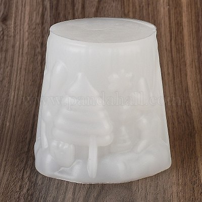 Рождественские силиконовые Молды для свечей своими руками AJEW-U014-02A-1