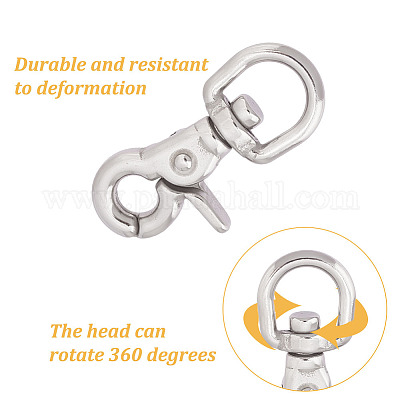 2 шт. поворотные застежки из нержавеющей стали STAS-DC0015-60-1