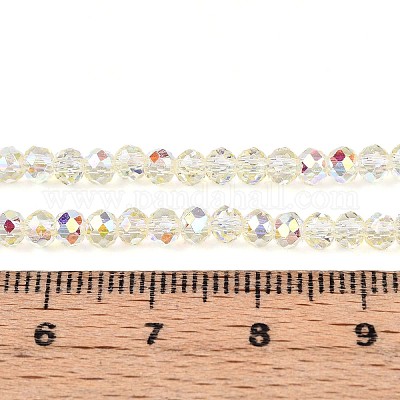 Прозрачные стеклянные бусины EGLA-N016-3mm-05-1