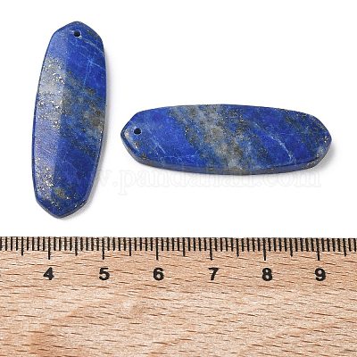 天然石ラピスラズリペンダント マッチする幾何学的なチャーム 楕円形の