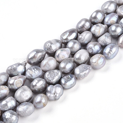 Нити из натурального культивированного пресноводного жемчуга PEAR-N014-08L-01-1