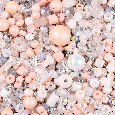 Выпечка краска стеклянные бусины GLAA-SZC0007-06A-1