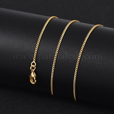 Долговечные латунные ожерелья с ожерельем из латуни NJEW-K112-07G-NF-1