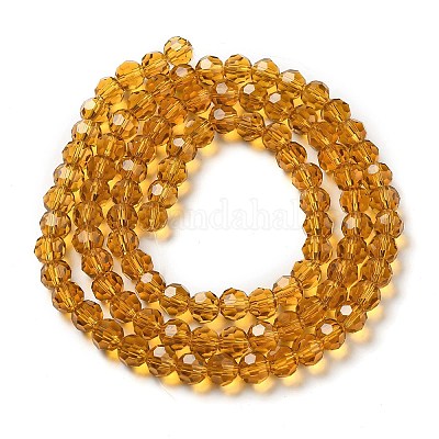 Прозрачные стеклянные бусины EGLA-A035-T6mm-D04-1