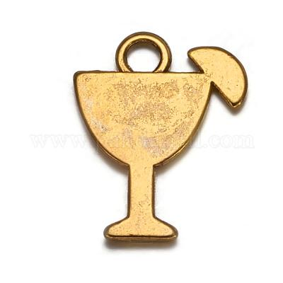 Подвески из тропического напитка в тибетском стиле X-TIBEB-A14275-AG-LF-1