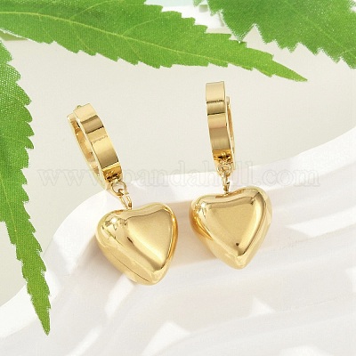 Серьги-гвоздики из нержавеющей стали 304 EJEW-V004-02G-1