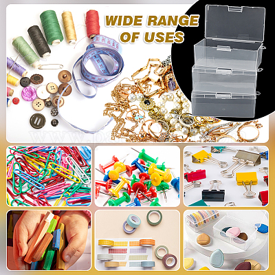 Пластиковые контейнеры для шариков с откидной крышкой AJEW-WH0479-88B-1