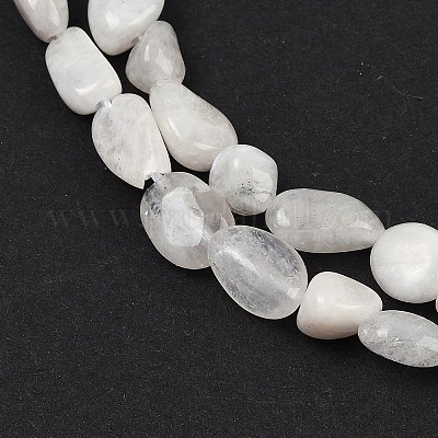 Бусины из натурального радужного лунного камня G-G018-48-01-1