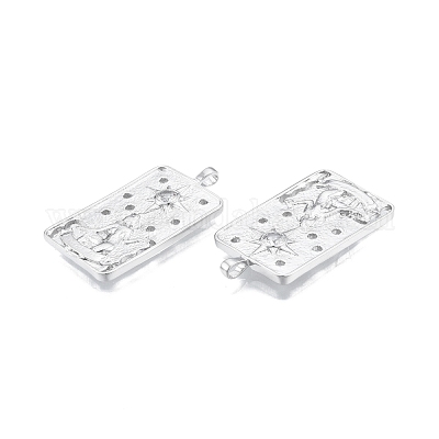 Латунные микропаве прозрачные подвески с фианитом KK-G432-14P-1