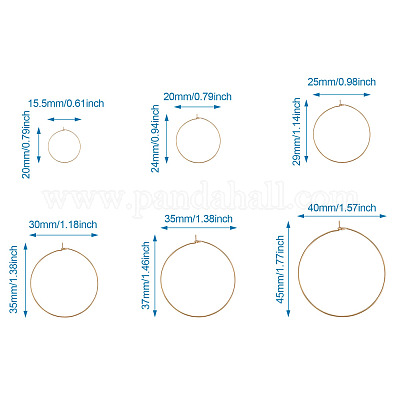 Кольца-подвески для бокалов из нержавеющей стали 304 STAS-CD0001-02-1