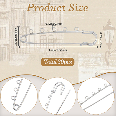 30шт железная брошь выводы&nbsp;FIND-SC0020-46P-1