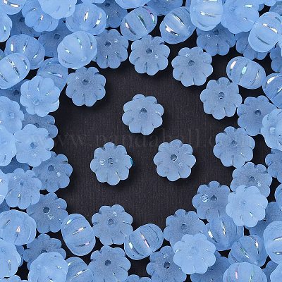 Матовые прозрачные акриловые бусины OACR-P029-03B-01-1