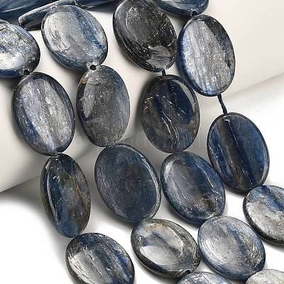 Natürliche kyanite Perlen Stränge&nbsp;G-H335-D01-18x24mm-1
