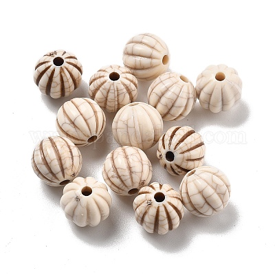 Хрустящие непрозрачные акриловые бусины OACR-Z026-07-1