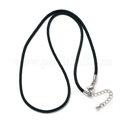 Изготовление ожерелья из плетеного нейлонового шнура толщиной 2.5 мм FIND-G095-01P-15-1