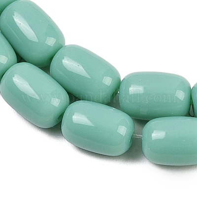 Непрозрачное стекло бисер нитей GLAA-Z015-02B-1