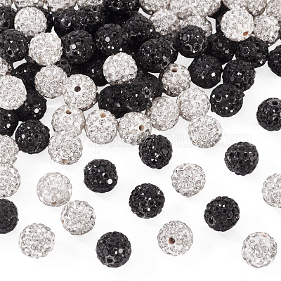 100 шт. 2 цвета проложить бусины для дискотечного шара RB-TA0001-28-1
