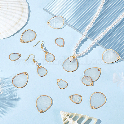 24 шт. 2 стиля подвески в виде ракушек FIND-GA0004-51-1