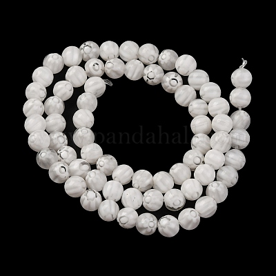 Ручной работы millefiori стеклянные бусины нитки LAMP-G164-02E-1