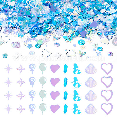 100 г пластиковых пайеток&nbsp;PVC-TA0001-04B-1