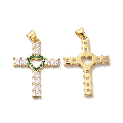 Стойки обшивки латунь микро проложить Циркон подвеску KK-K165-06G-02-1