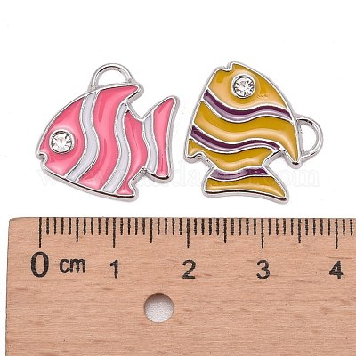 Подвески из эмали и сплава X-ENAM-P152-M-1