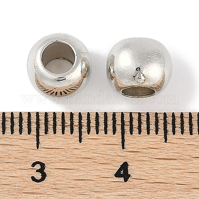 Пластиковые круглые бусины ccb X-ALUM-U001-07B-06-1