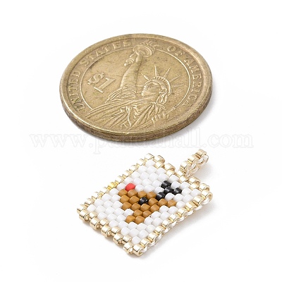 Рождественская тема ручной работы Миюки японский семенной ткацкий станок узор бисер PALLOY-MZ00060-02-1