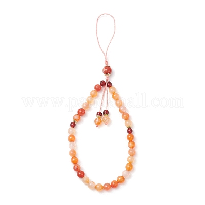 Натуральные сердоликовые мобильные ремни HJEW-JM03420-02-1