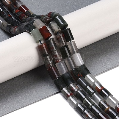 Природные африканские гелиотроп бисер пряди G-C128-A15-01-1