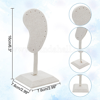 Подставки для сережек в форме ушей и дерева ODIS-WH0061-66-1