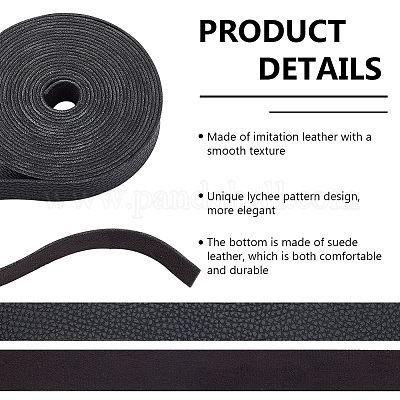 Плоский шнур из искусственной кожи OCOR-WH0086-69B-01-1