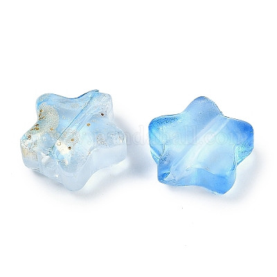 Прозрачные бусины из матового стекла X2-GLAA-NH0003-01H-1