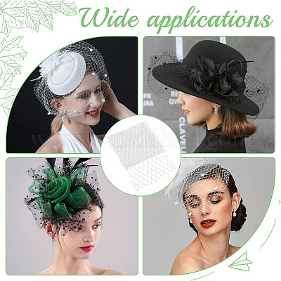 Полиэфирная сетчатая ткань из тюля AJEW-WH0678-97-1