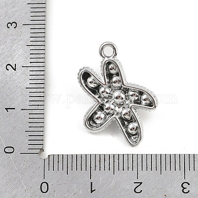 Подвески из сплава и страза FIND-F013-06B-P-1