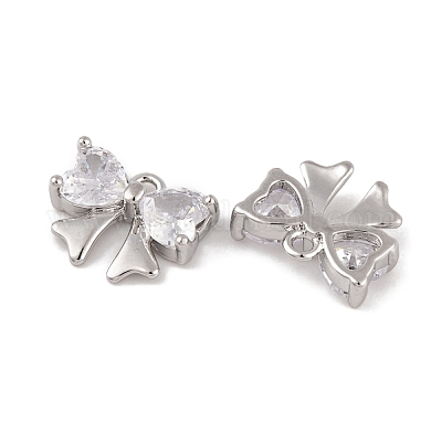 Латунные микропаве прозрачные кубические циркониевые подвески KK-L212-11P-1