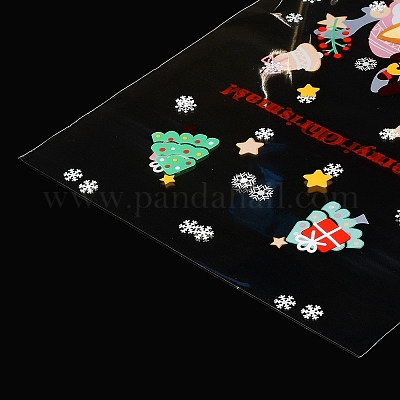 Самоклеящийся пластиковый пакет для выпечки на рождественскую тематику ABAG-F006-04-1