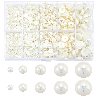 70 г 5 стиля АБС пластик имитация жемчуга кабошоны OACR-SC0001-45G-1