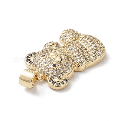 Латунные микро проложить кубического циркония подвески KK-M240-19-1