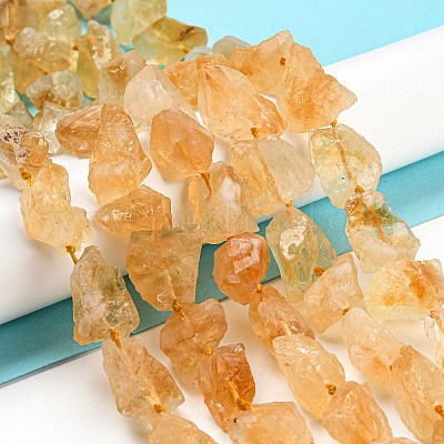 Грубые сырые натуральные цитриновые бусинки G-K202-17B-1