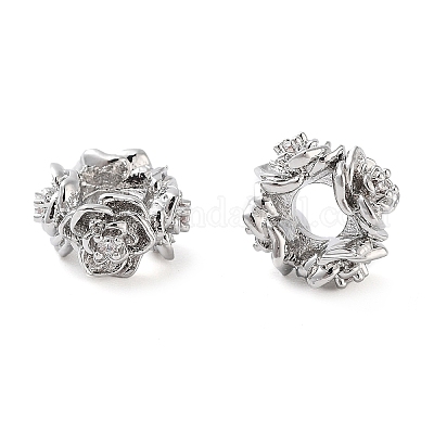 Латунные микропаве из прозрачного кубического циркония KK-U028-27P-1