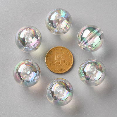 Прозрачные акриловые бусины MACR-S370-B20-205-1