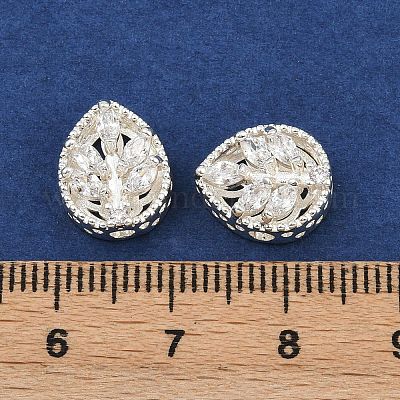 Многожильные звенья из латуни с паве из кубического циркония ZIRC-F145-07S-01-1